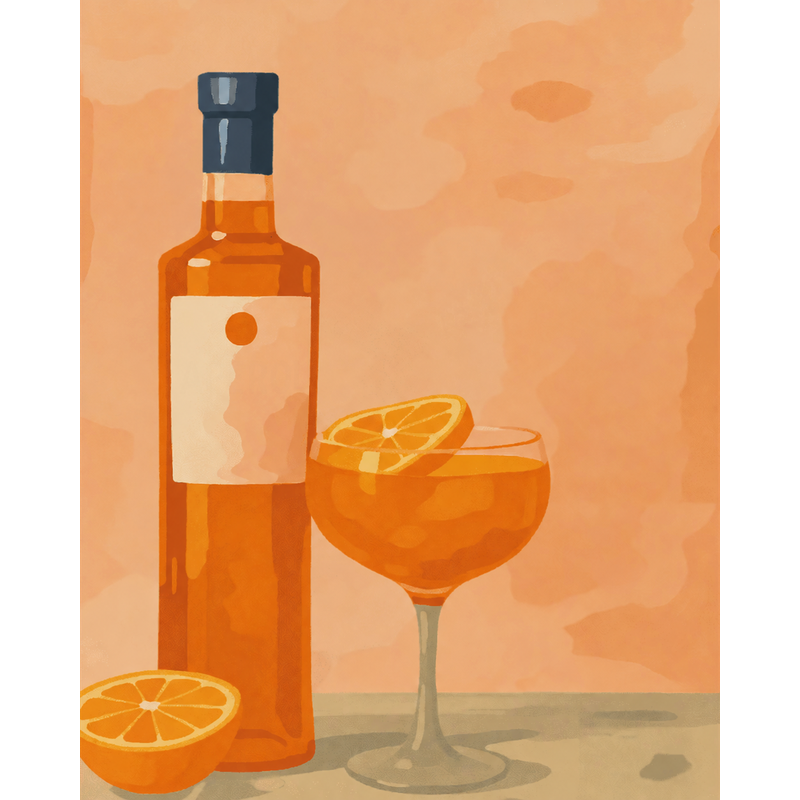 Orange Spritz | Paint by Numbers-Paint by numbers