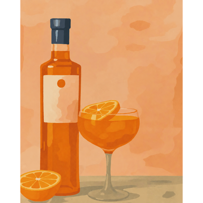Orange Spritz | Paint by Numbers-Paint by numbers