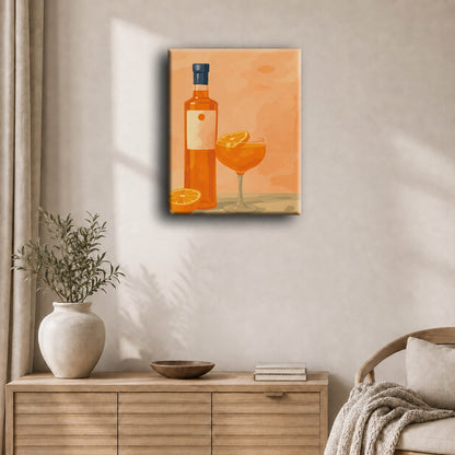 Spritz all'arancia | Dipingi con i numeri