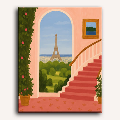 Morning at Montparnasse | Paint by Number
