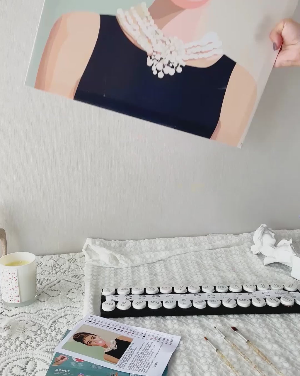 Bubblegum Elegance | Paint by Number