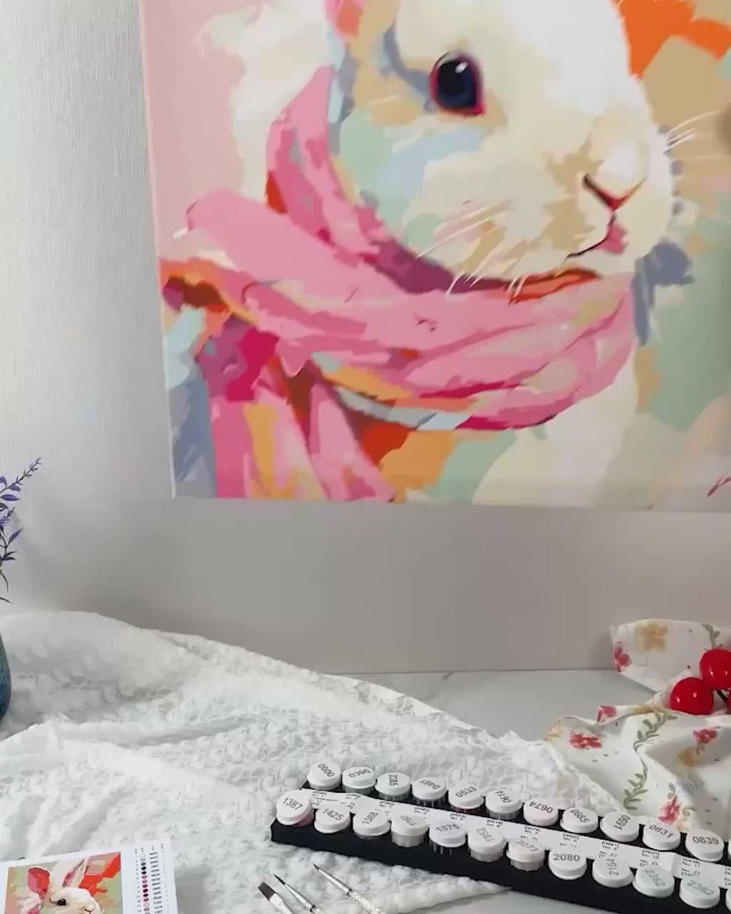 Pastel bunny | Paint by Number