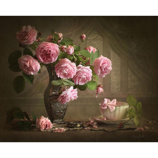 Paint by numbers - Falling Flowers| Paint by Numbers