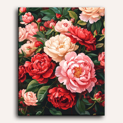 Peonies | Paint by Number