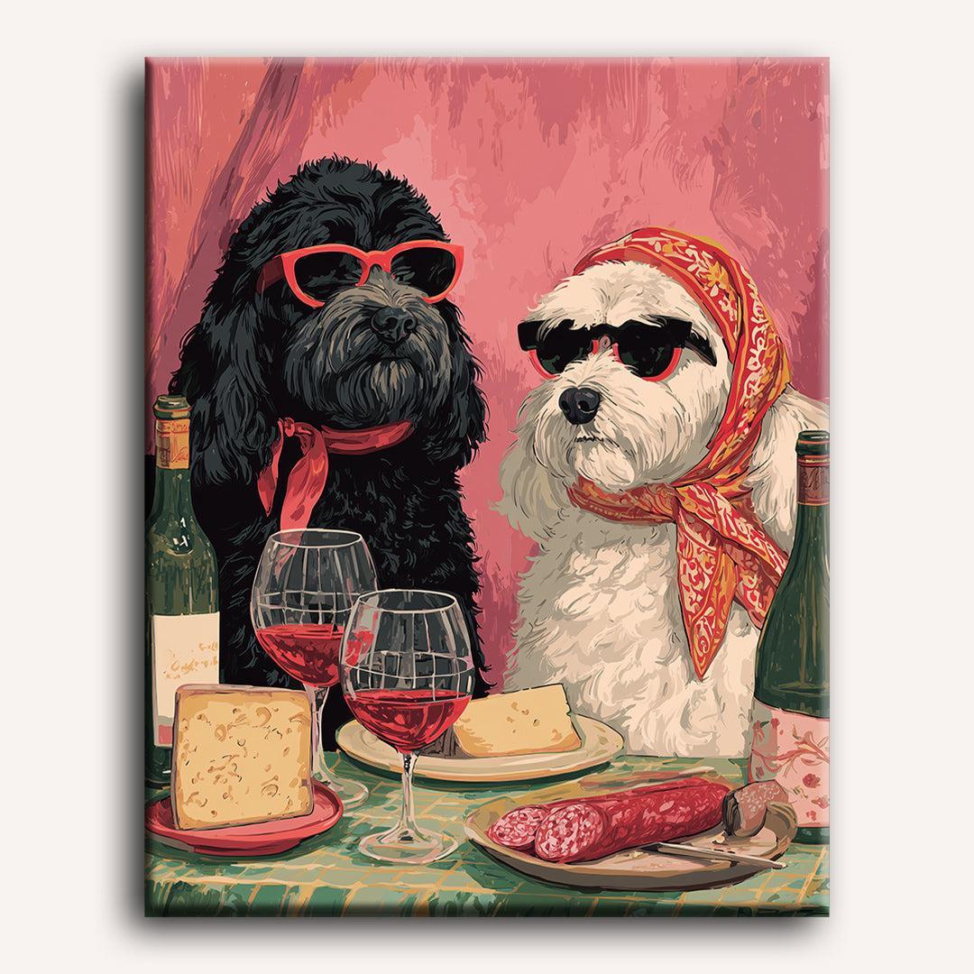 Fancy dogs | Paint by Number
